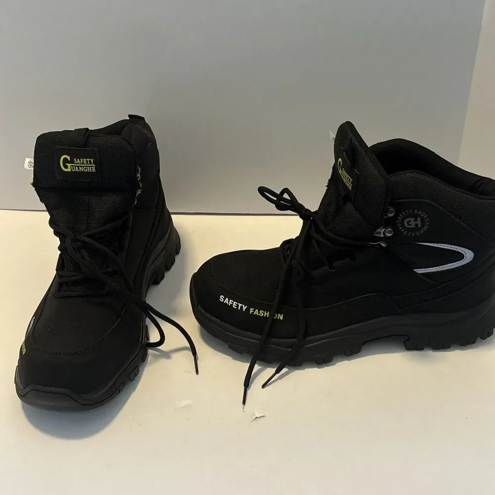 Mens Safety Shoes Indestructible Steel Toe Sneakers Work Boots Hiking Waterproof